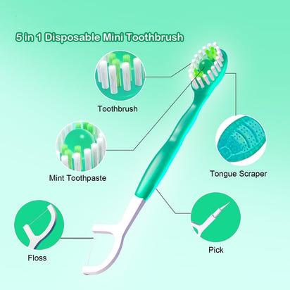 5 in 1 Mini Toothbrush
