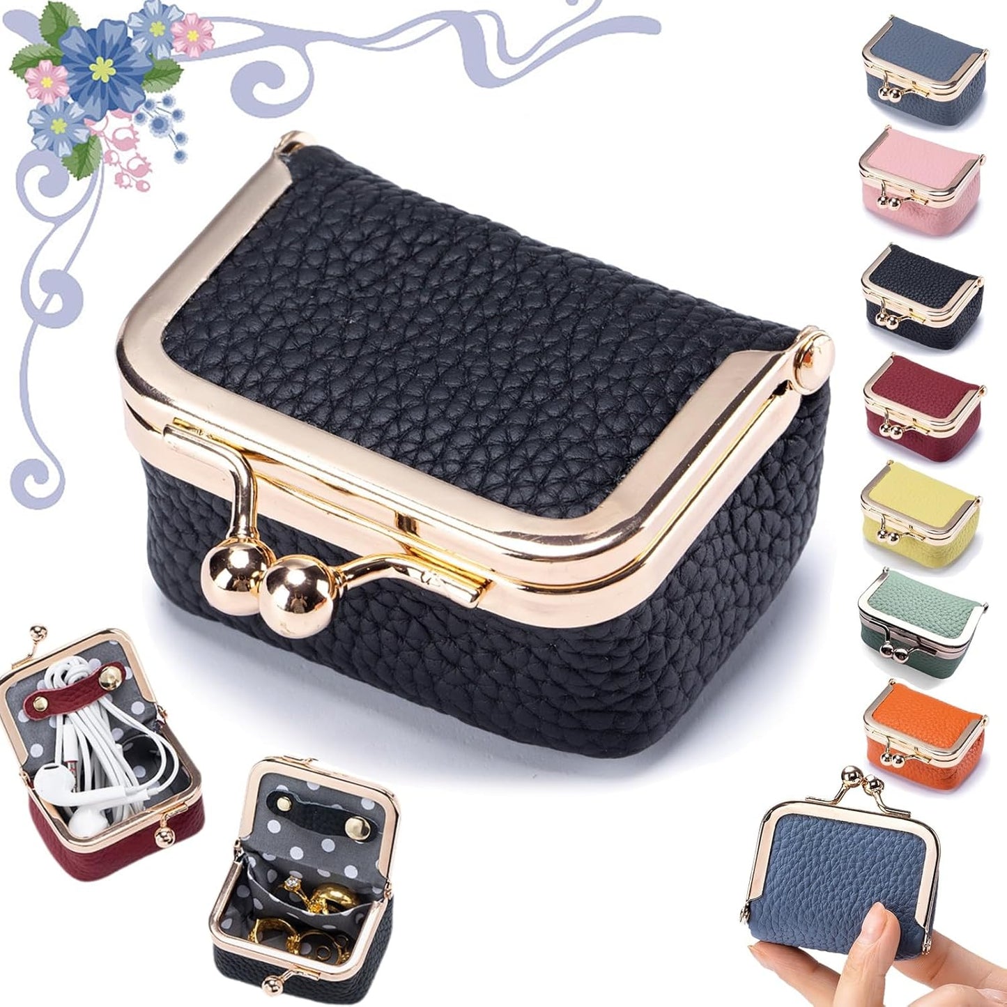 Elegant Leather Mini Jewelry Case™