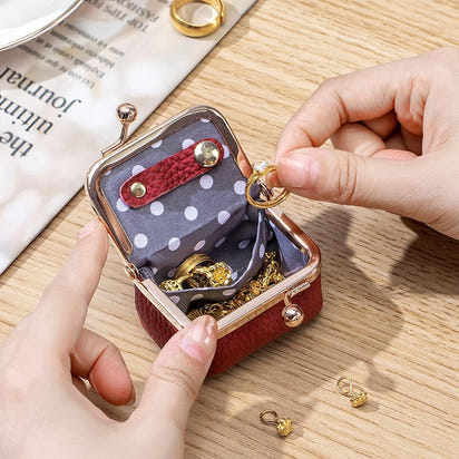 Elegant Leather Mini Jewelry Case™
