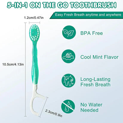 5 in 1 Mini Toothbrush