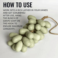 Organic Handmade Grape-Shaped Soap